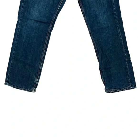 Old Navy Slim Distressed Jeans Blue Men's Size 38x32 - Picture 4 of 8